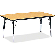 Jonti-Craft Berries Elementary Height Color Top Rectangle Table (6473JCE210)