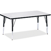 Berries Berries Elementary Height Color Edge Rectangle Table (6473JCE180)