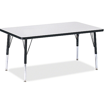 Berries Berries Elementary Height Color Edge Rectangle Table (6473JCE180)