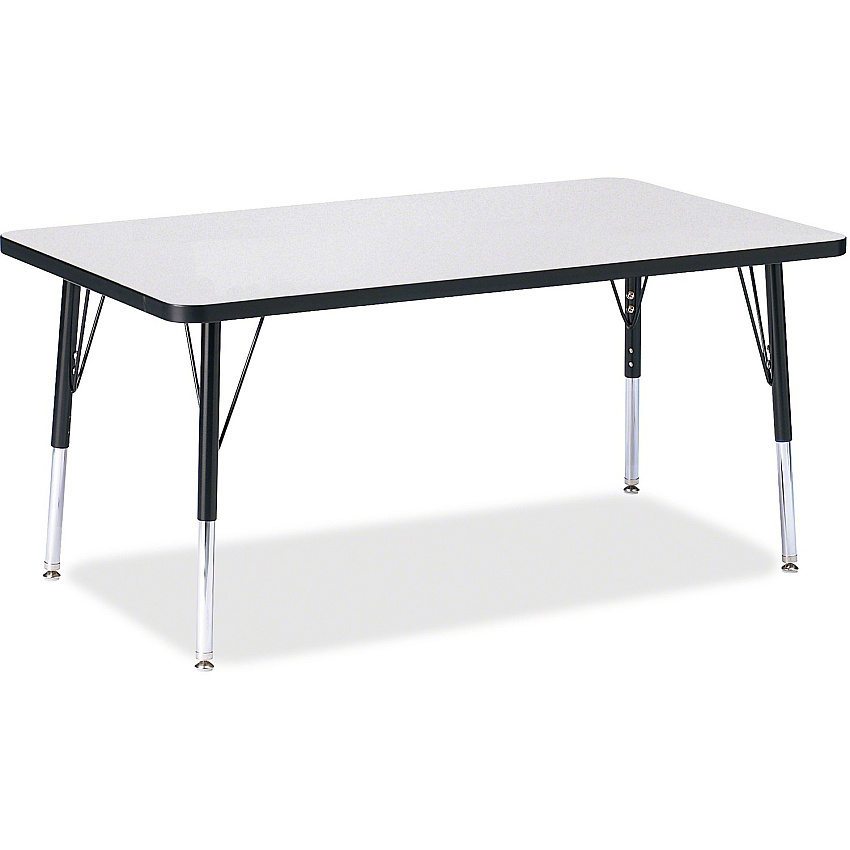 Berries Berries Elementary Height Color Edge Rectangle Table (6473JCE180)