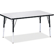 Jonti-Craft Berries Adult Height Color Edge Rectangle Table (6473JCA180)