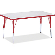 Jonti-Craft Berries Adult Height Color Edge Rectangle Table (6473JCA008)