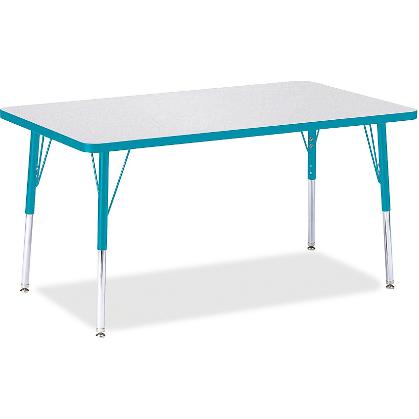 Jonti-Craft Berries Adult Height Color Edge Rectangle Table (6473JCA005)