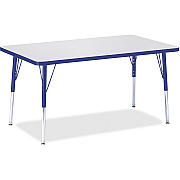 Jonti-Craft Berries Adult Height Color Edge Rectangle Table (6473JCA003)