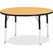 Jonti-Craft Berries Elementary Height Color Top Round Table (6468JCE210)