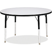 Jonti-Craft Berries Elementary Height Color Edge Round Table (6468JCE180)