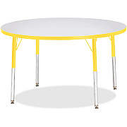 Jonti-Craft Berries Elementary Height Color Edge Round Table (6468JCE007)