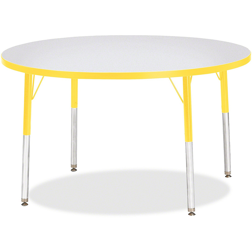 Jonti-Craft Berries Elementary Height Color Edge Round Table (6468JCE007)