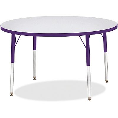 Jonti-Craft Berries Elementary Height Color Edge Round Table (6468JCE004)