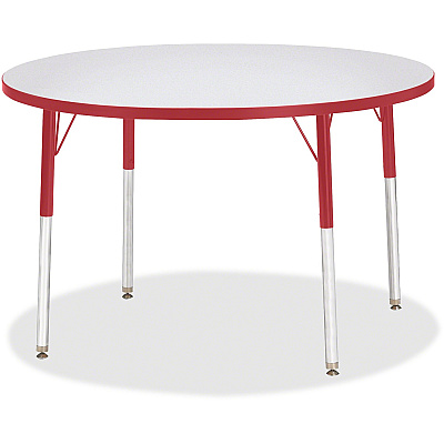 Berries Berries Adult Gray Laminate Round Table (6468JCA008)