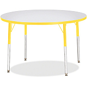 Jonti-Craft Berries Adult Height Color Edge Round Table (6468JCA007)