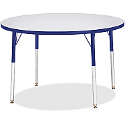 Jonti-Craft Berries Adult Height Color Edge Round Table (6468JCA003)