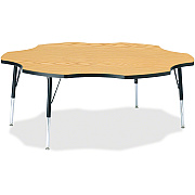 Jonti-Craft Berries Elementary Black Edge Six-leaf Table (6458JCE210)