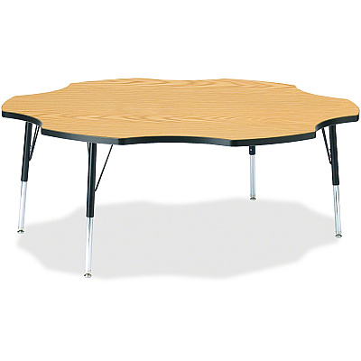 Jonti-Craft Berries Elementary Black Edge Six-leaf Table (6458JCE210)
