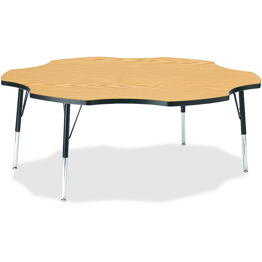 Jonti-Craft Berries Elementary Black Edge Six-leaf Table (6458JCE210)
