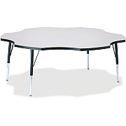 Jonti-Craft Berries Elementary Height Prism Six-Leaf Table (6458JCE180)