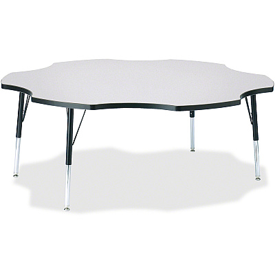 Jonti-Craft Berries Elementary Height Prism Six-Leaf Table (6458JCE180)