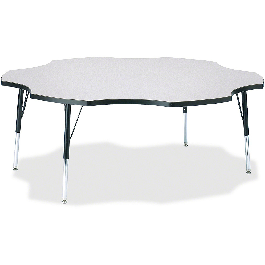 Jonti-Craft Berries Elementary Height Prism Six-Leaf Table (6458JCE180)