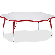 Jonti-Craft Berries Elementary Height Prism Six-Leaf Table (6458JCE008)