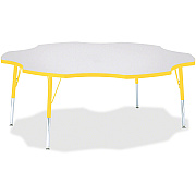Jonti-Craft Berries Elementary Height Prism Six-Leaf Table (6458JCE007)