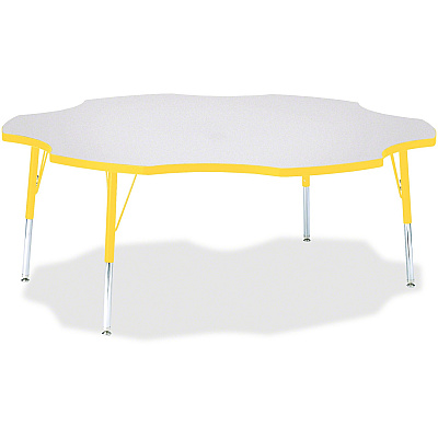 Jonti-Craft Berries Elementary Height Prism Six-Leaf Table (6458JCE007)