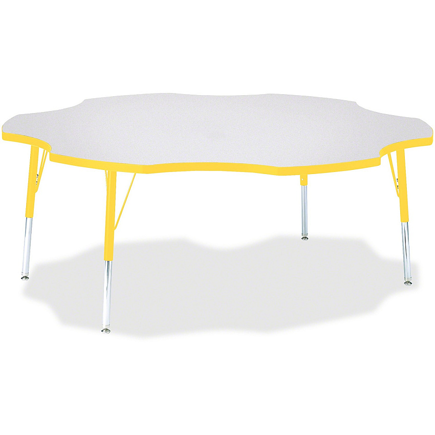 Jonti-Craft Berries Elementary Height Prism Six-Leaf Table (6458JCE007)