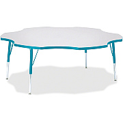 Jonti-Craft Berries Elementary Height Prism Six-Leaf Table (6458JCE005)