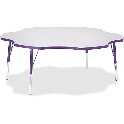 Jonti-Craft Berries Elementary Height Prism Six-Leaf Table (6458JCE004)