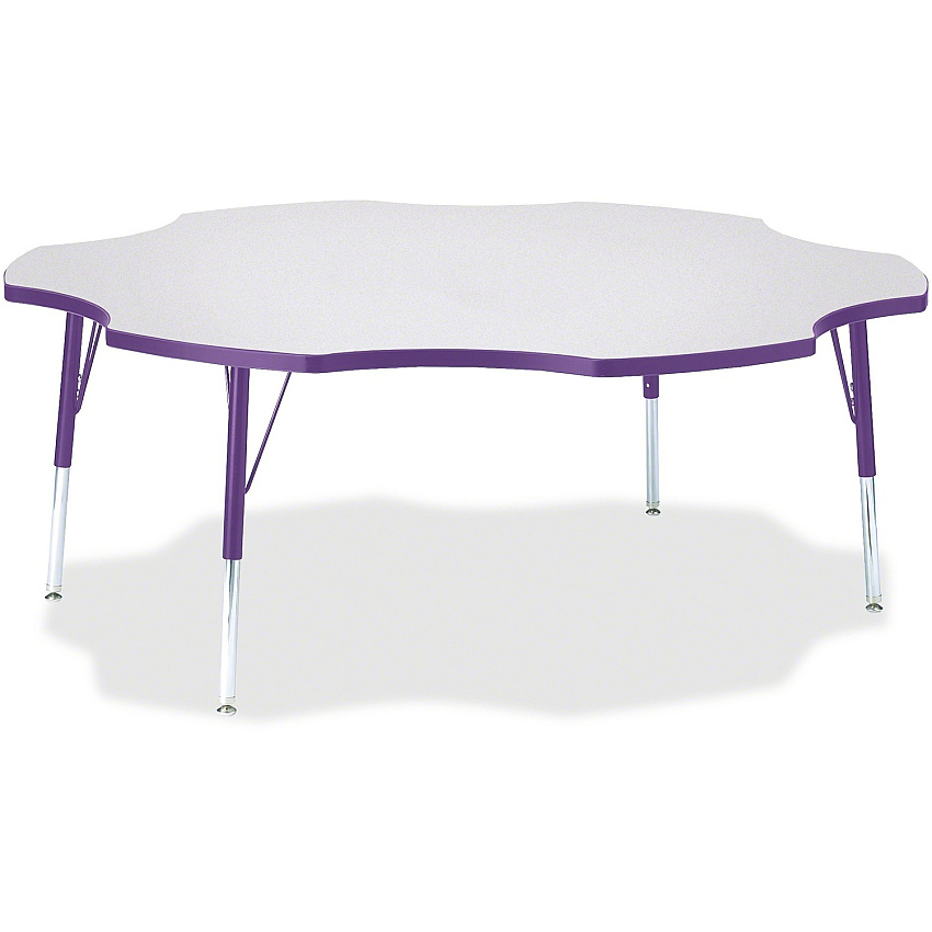 Jonti-Craft Berries Elementary Height Prism Six-Leaf Table (6458JCE004)