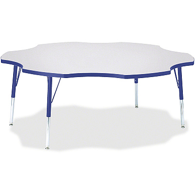 Jonti-Craft Berries Elementary Height Prism Six-Leaf Table (6458JCE003)