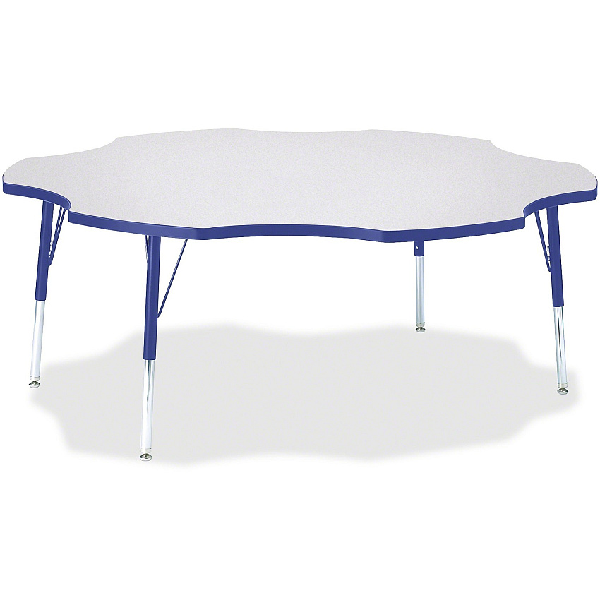 Jonti-Craft Berries Elementary Height Prism Six-Leaf Table (6458JCE003)