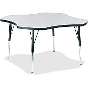 Jonti-Craft Berries Elementary Height Prism Four-Leaf Table (6453JCE180)