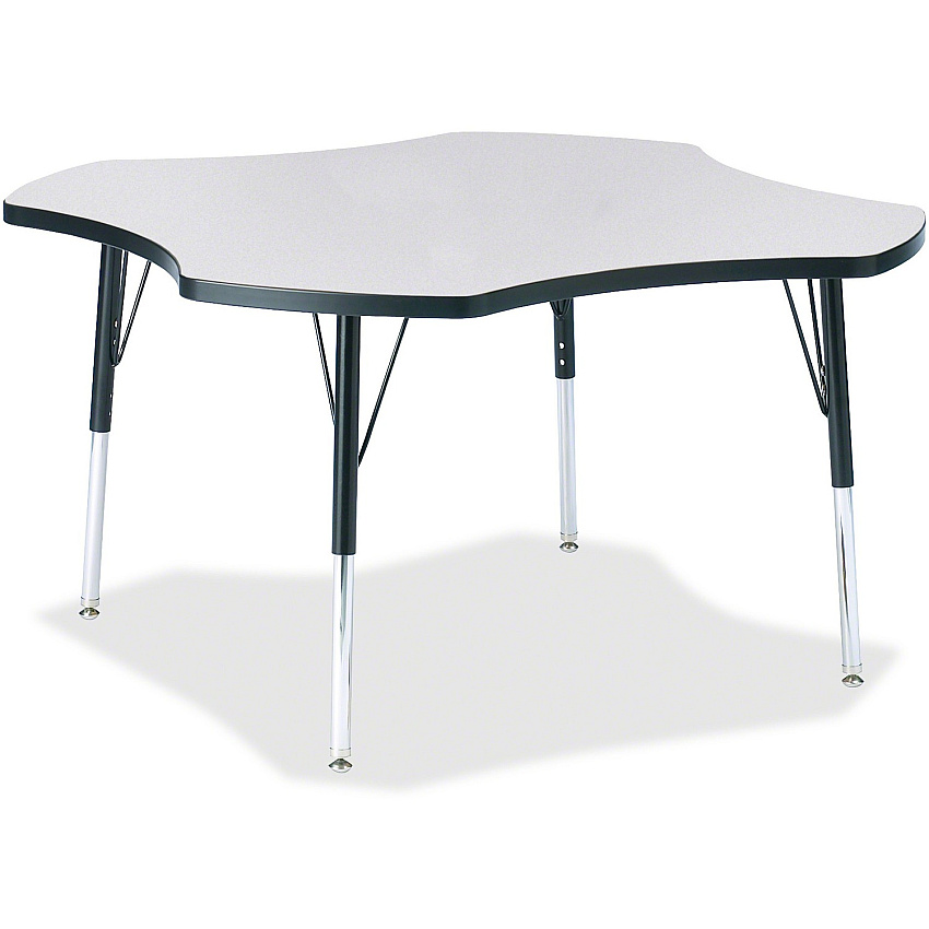 Jonti-Craft Berries Elementary Height Prism Four-Leaf Table (6453JCE180)