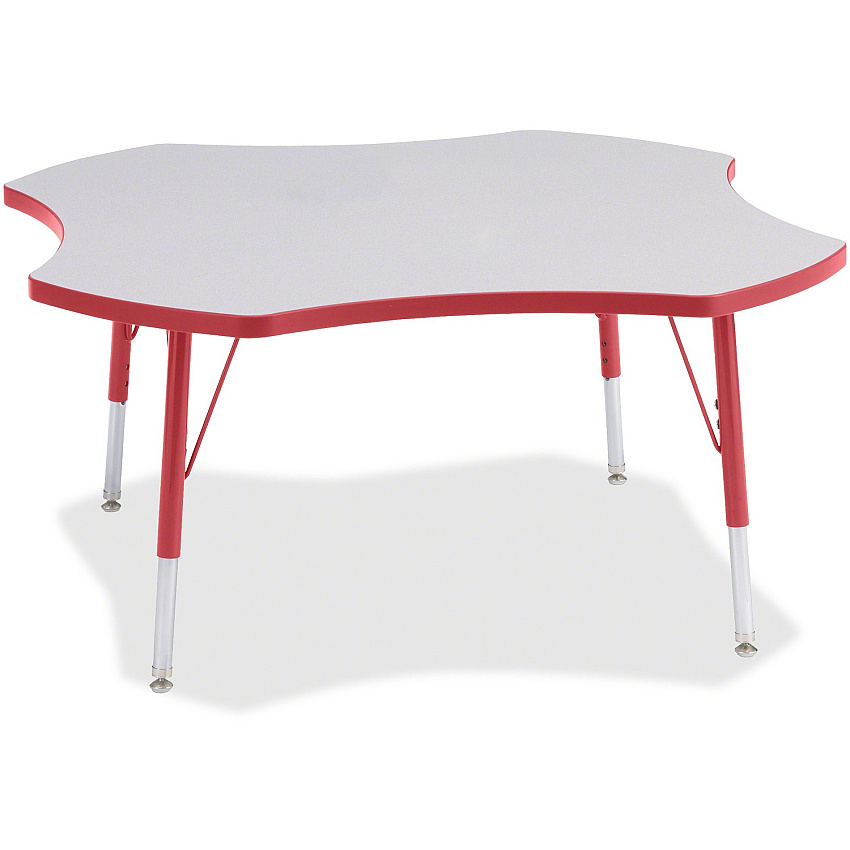 Jonti-Craft Berries Elementary Height Prism Four-Leaf Table (6453JCE008)