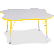Jonti-Craft Berries Elementary Height Prism Four-Leaf Table (6453JCE007)