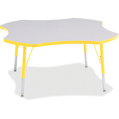 Jonti-Craft Berries Elementary Height Prism Four-Leaf Table (6453JCE007)