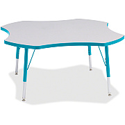 Jonti-Craft Berries Elementary Height Prism Four-Leaf Table (6453JCE005)