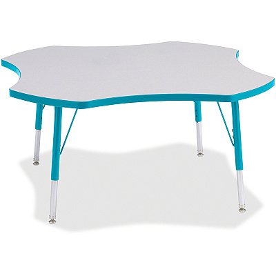 Jonti-Craft Berries Elementary Height Prism Four-Leaf Table (6453JCE005)
