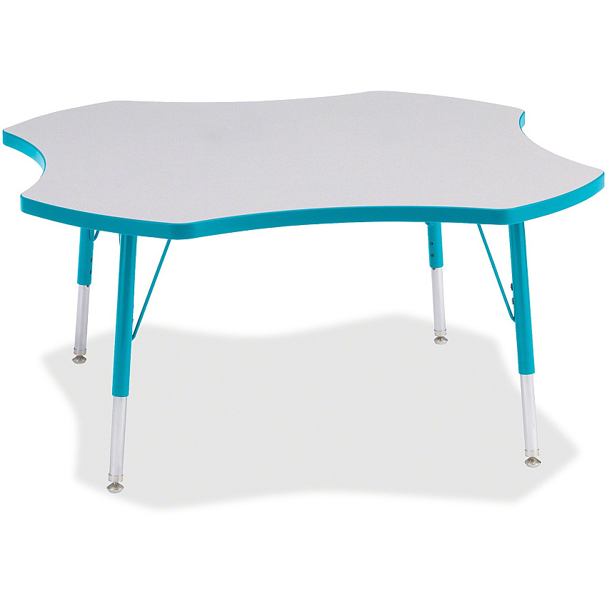 Jonti-Craft Berries Elementary Height Prism Four-Leaf Table (6453JCE005)