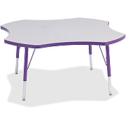 Jonti-Craft Berries Elementary Height Prism Four-Leaf Table (6453JCE004)
