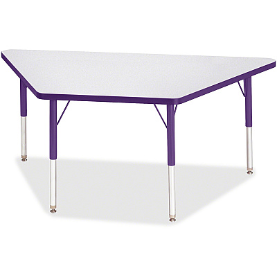 Jonti-Craft Berries Elementary Height Prism Edge Trapezoid Table (6443JCE004)