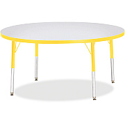 Jonti-Craft Berries Elementary Height Color Edge Round Table (6433JCE007)