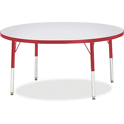 Jonti-Craft Berries Elementary Height Color Edge Round Table (6433JCE008)