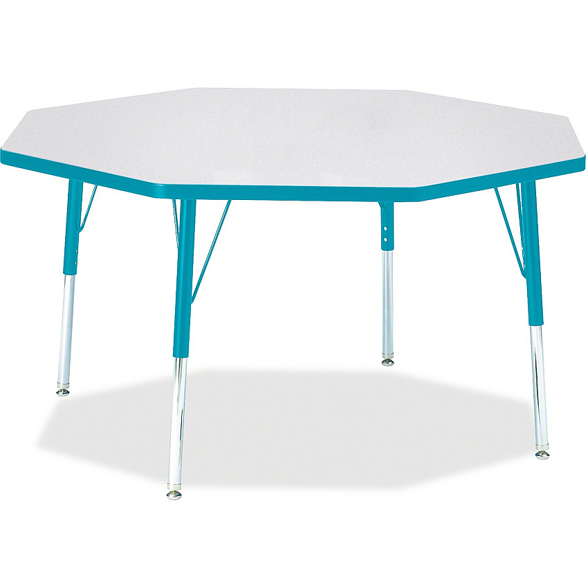 Jonti-Craft Berries Elementary Height Color Edge Octagon Table (6428JCE005)