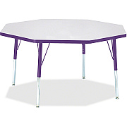 Jonti-Craft Berries Elementary Height Color Edge Octagon Table (6428JCE004)