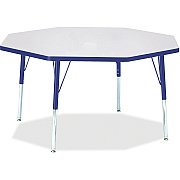 Jonti-Craft Berries Elementary Height Color Edge Octagon Table (6428JCE003)