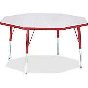 Berries Berries Adult Height Color Edge Octagon Table (6428JCA008)