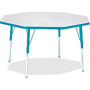 Jonti-Craft Berries Adult Height Color Edge Octagon Table (6428JCA005)