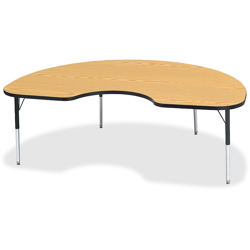 Jonti-Craft Berries Elementary Height Color Top Kidney Table (6423JCE210)