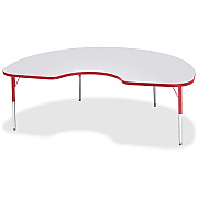 Jonti-Craft Berries Elementary Height Color Edge Kidney Table (6423JCE008)